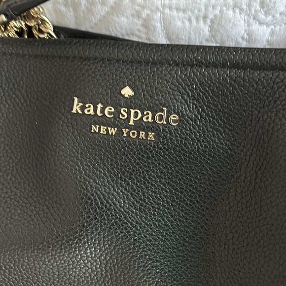 COPY - Kate Spade Pebbled leather Chain handbag black great condition - Picture 2 of 13